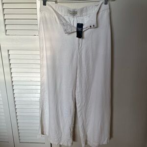 NWT Abercrombie & Fitch Linen Pants